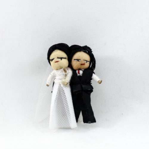 Doz. Wedding Couple Worry Dolls